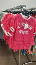 Roze kanten set