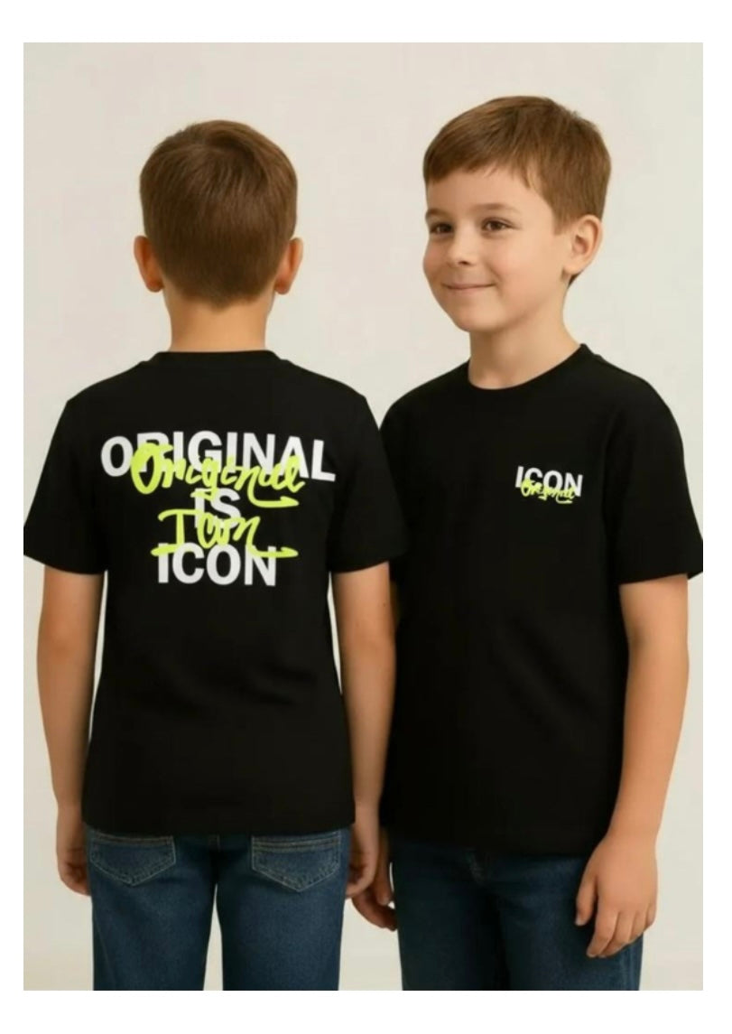 Icon t-shirt zwart