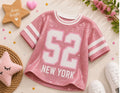 Roze pailletten shirt