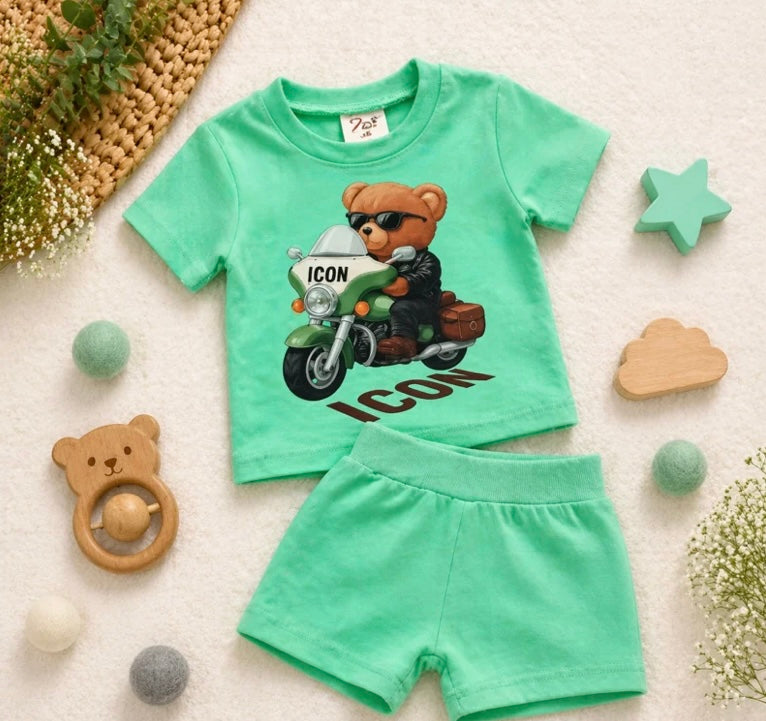 Icon set groen baby