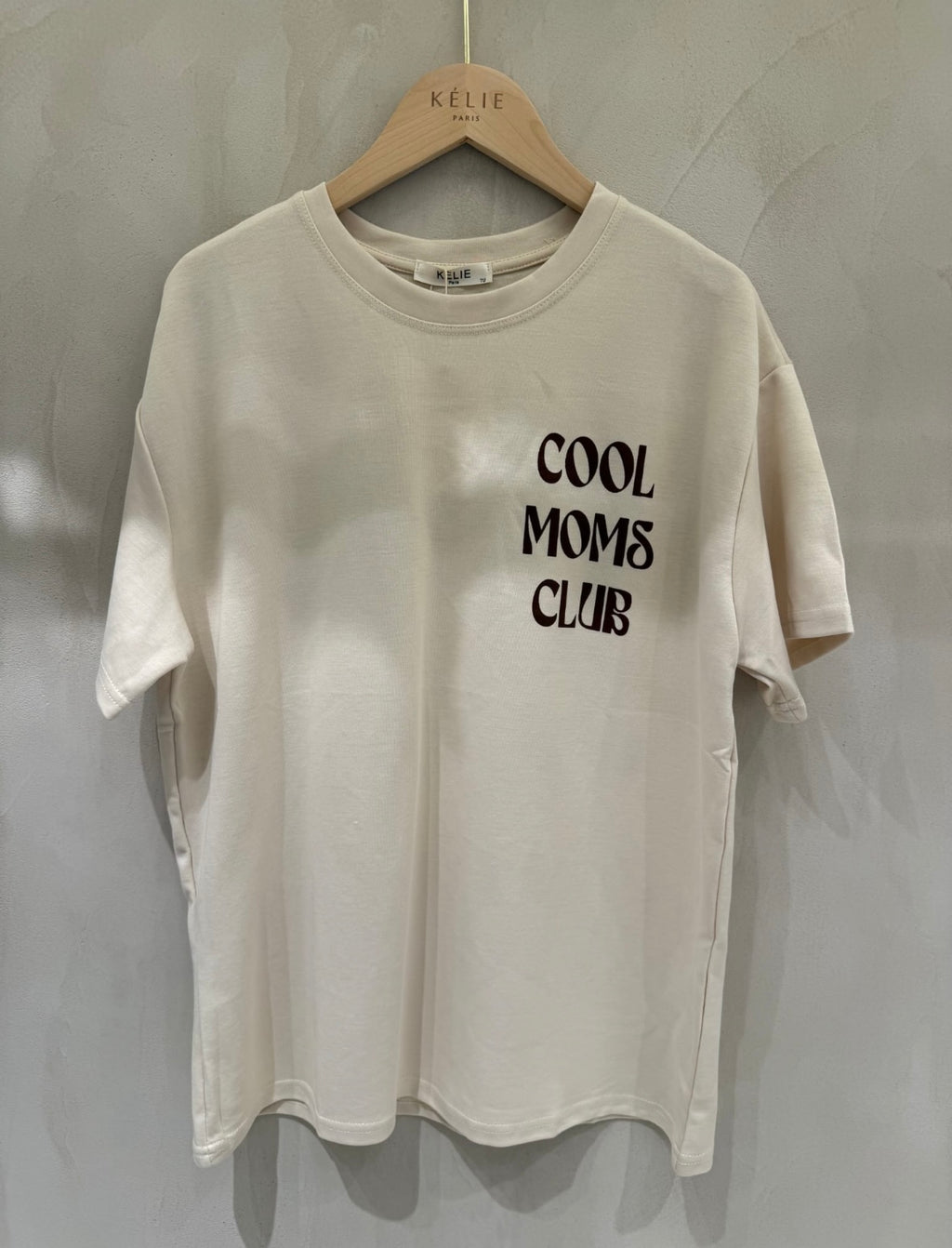 Cool moms club wit/zwart one size
