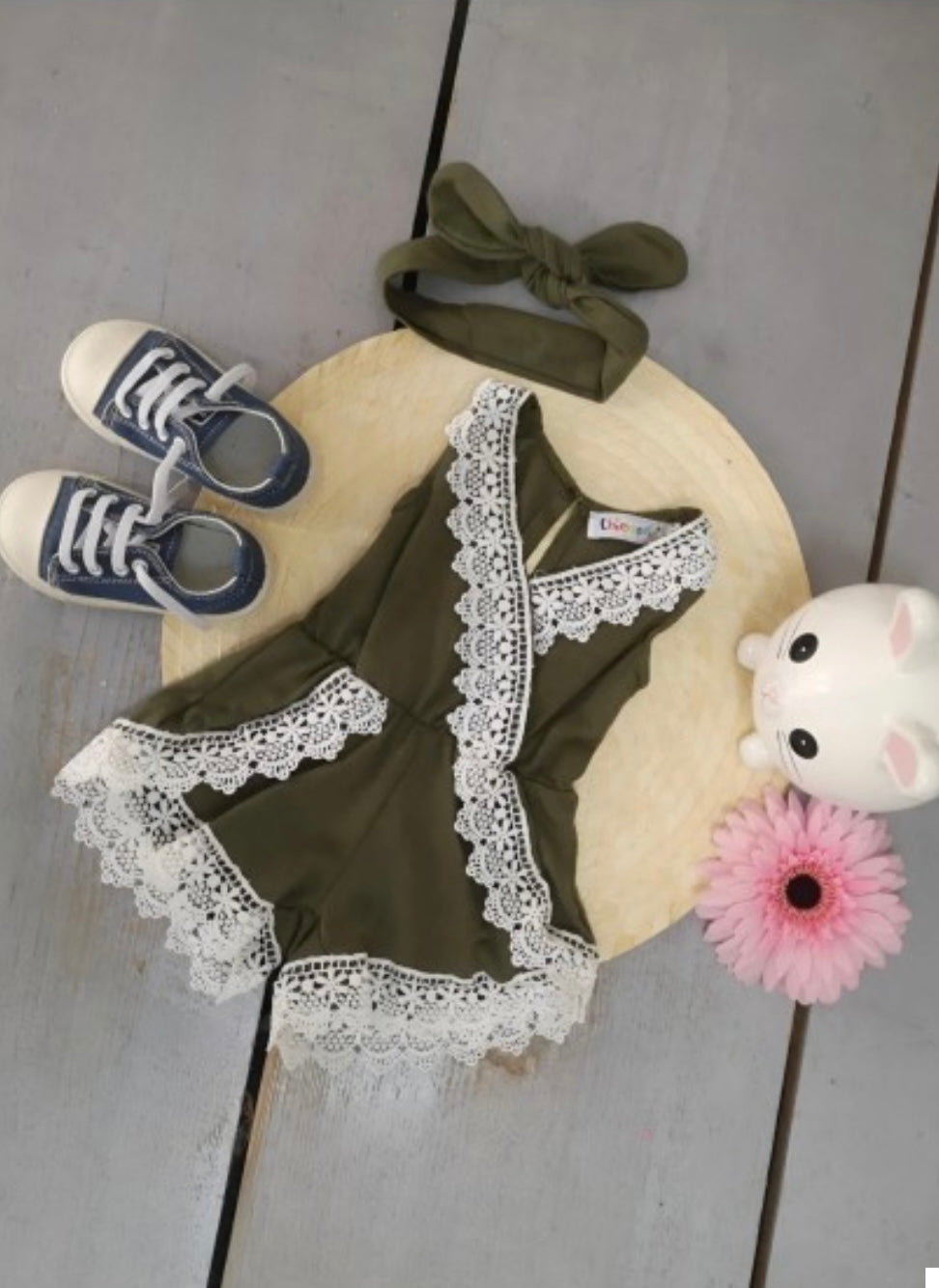 Khaki jumpsuit