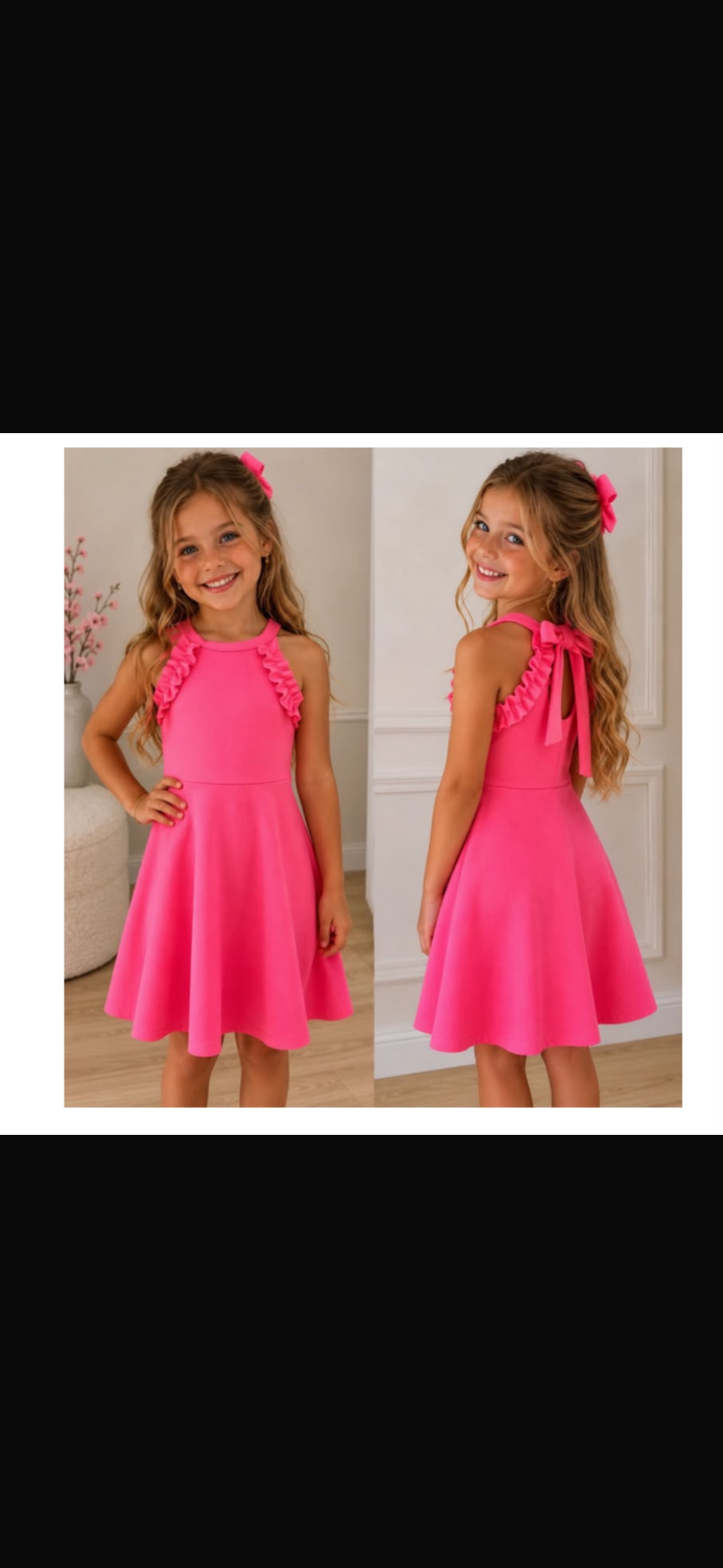 Strik jurk roze