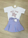 2-delig set t-shirt met rok